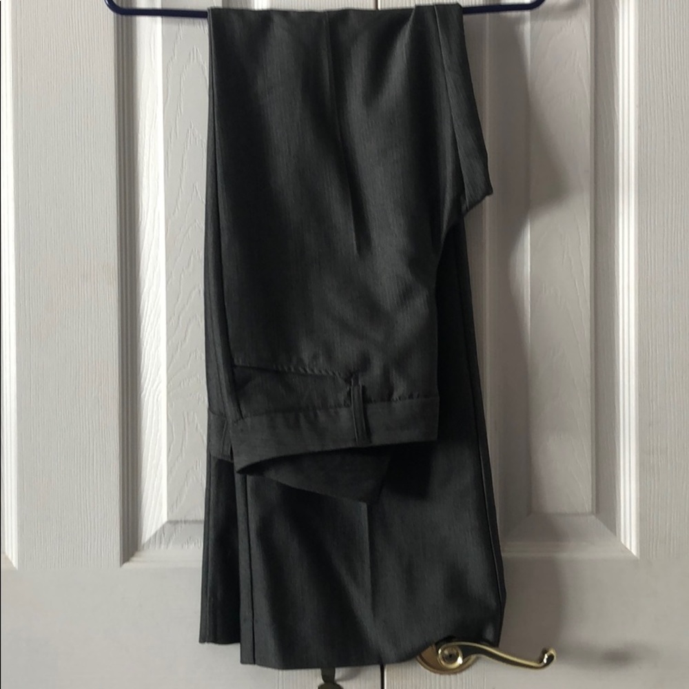 Express Grey Wide Leg Dress Pants